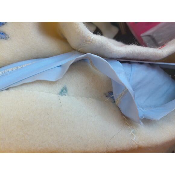 Vintage Canadian Inuit Wool Jacket with Embroidered Flowers READ AS IS - Picture 13 of 15